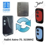 fadini astro 75 remote control quality copying. 315mhz