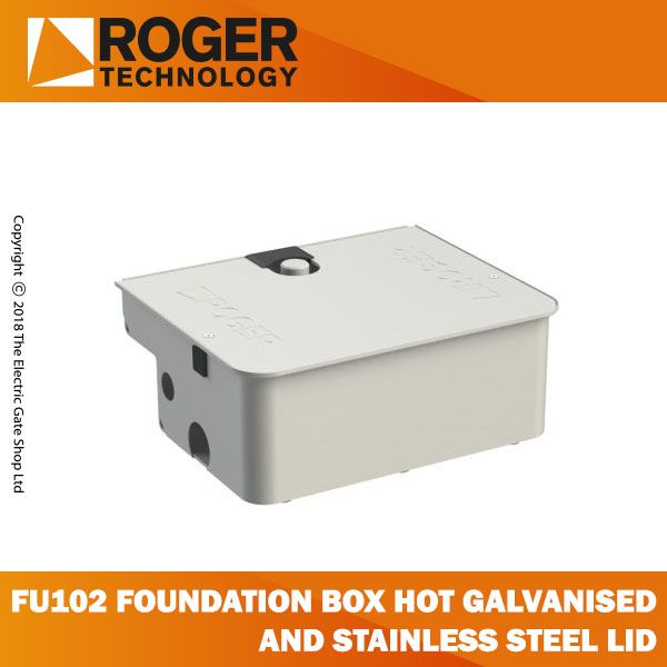 Roger Technology FU101 Hot Galvanised Foundation Box and Lid