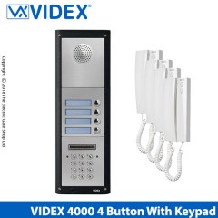 videx 4000 series 1 way intercom including keypad