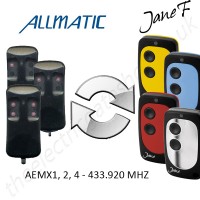 ALLMATIC Gate Remote 433.920MHZ, Replaced by Jane F Remote.

