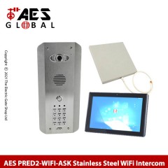 aes wifi-as wireless stainless steel wifi intercom