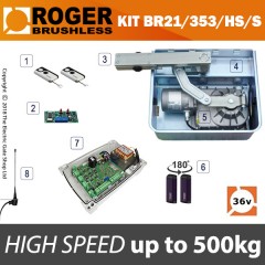 roger brushless - br21/354/hs 36v high speed single kit