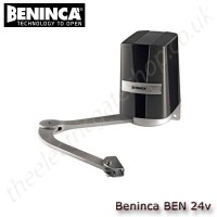 beninca ben (bn.pd) electromechanical operator, 24vdc for swing gates with leafs up to 1.8m


