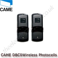 came dbc01 dbc-01 wireless pair of surface-mounted photocells with synchronized mono-directional infrared beam. range: 10 m / 32.8 ft (1 receiver + 1 transmitter with batteries).