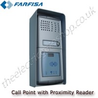 audio farfisa call point with proximity reader
