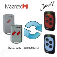 MARANTEC Gate Remote 418.000MHZ, Replaced by Jane V Multi-frequency Remote.