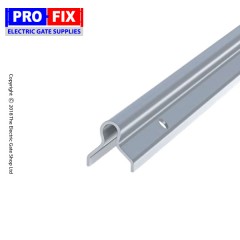 a galvanised easy to fit 3m length of floor track. dia. 20mm fits all rollers 80 - 150mm.