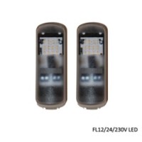 courtesy light illuminates the area around your gates, comes in pair so ideal for one each side of the gate.
