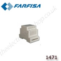 two command input relay unit (12vac-12/24vdc) 3 a din modules. for systems with electronic call.
