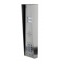 aes gsm5hs4 stainless steel hooded wireless gsm intercom