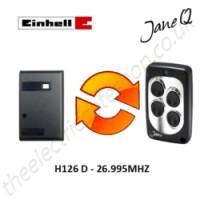 eiinhelll gate remote 26.995mhz, replaced by jane q low-frequency remote.
