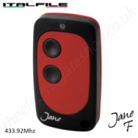 Italfile Jane Remote made in Italy, 433Mhz Fixed Code Gate Remote