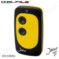 Italfile Jane Remote made in Italy, 433Mhz Fixed Code Gate Remote