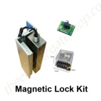 magnetic lock suitable for exterior use. requires 12vdc power supply and changeover relay when using in conjunction with powered gates.