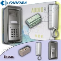 farfisa audio intercom - single dwelling with keypad.


