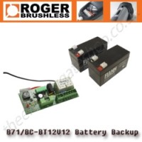this is the battery backup kit for the roger technology brushless sliding gate kits with internal fixings
