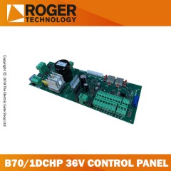 roger technology nrushless b70/1dc control board for sliding gates, 24v control board with digital encoder