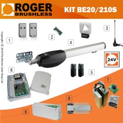 roger technology ram be20/210 single pedestrian gate kit