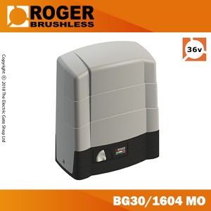 roger technology brushless bh30/1604 sliding gate motor with panel