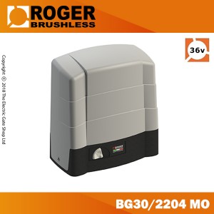 roger technology brushless bg30/2204 sliding gate motor with panel