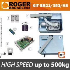 roger brushless - br21/354/hs 36v high speed twin kit