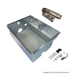 roger technology fu100 cold galvanised foundation box and lid