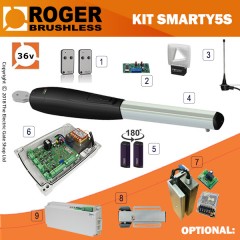 roger technology brushless smarty 5 single gate kit