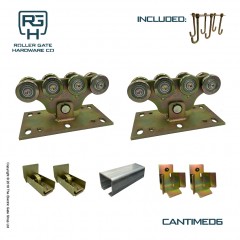 rolling center ca4rps mini - cantilever sliding gate kit for openings upto 4000mm, gates weight upto 450kg.