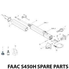 faac 390 230v spare parts