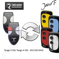 telcoma gate remote 433.920mhz, replaced by jane f remote.

