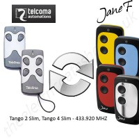 telcoma gate remote 433.920mhz, replaced by jane f remote.

