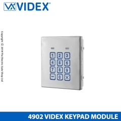 videx 4902 backlit 4000 series keypad mirror stainless steel