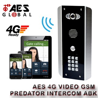 aes 4g video gsm predator intercom