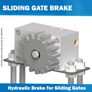 hydraulic brake for sliding gates